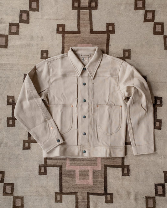Bedford Cord Ranch Jacket: Off White