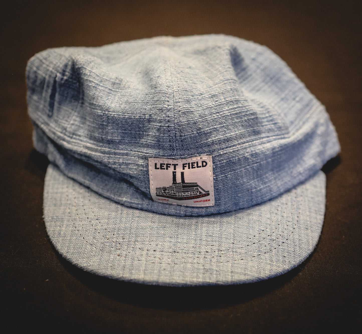 Handloom Natural Indigo Engineer Cap