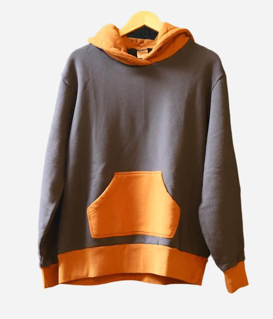 50's Hoodie MIJ - Black/Orange