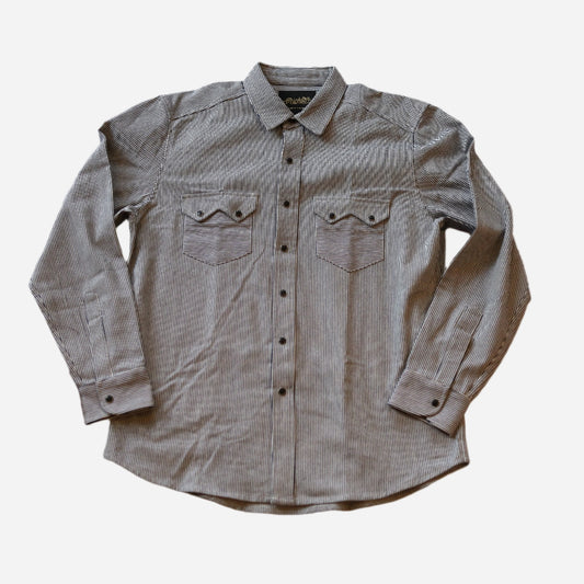 Weekday Western -  Indigo Hickory Stripe