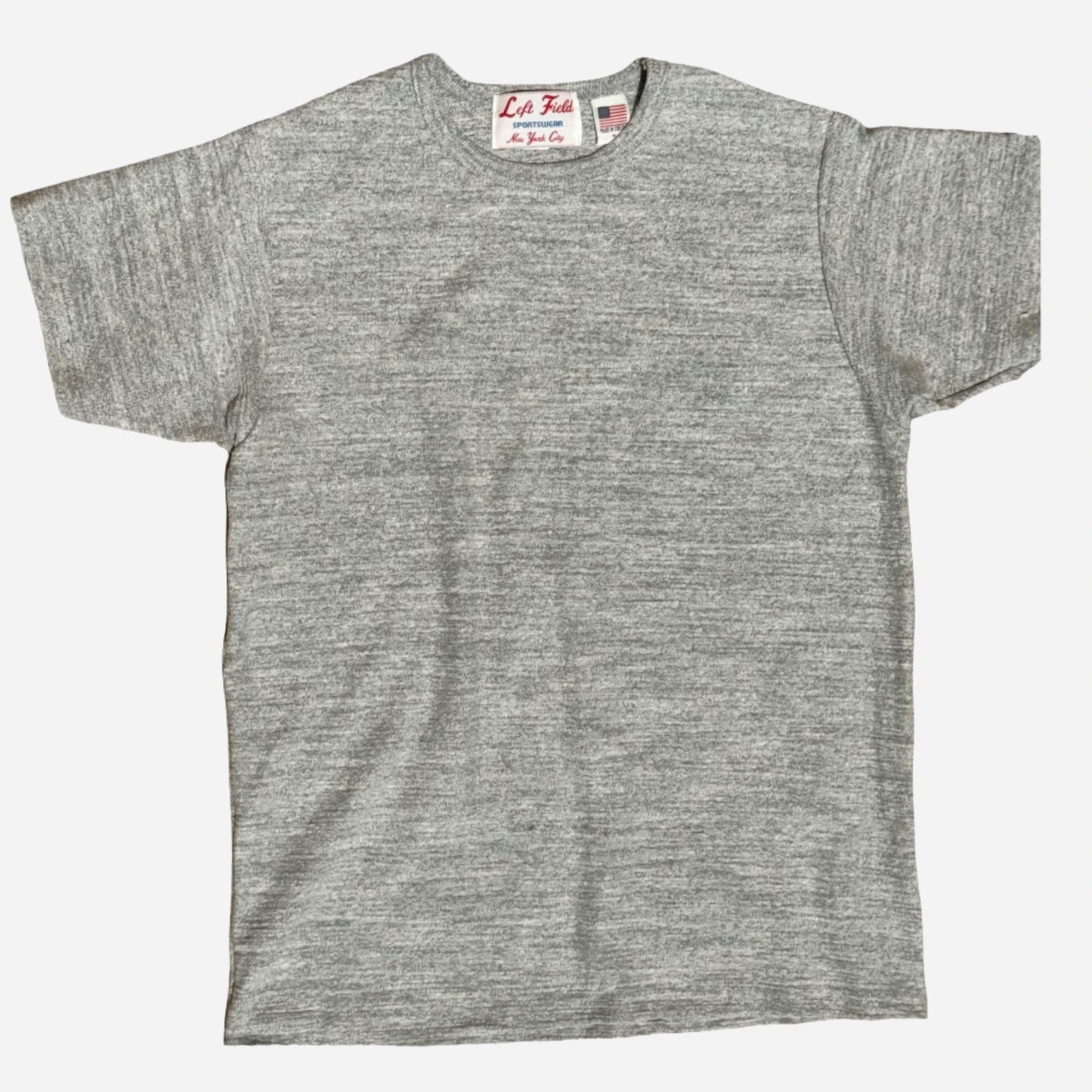 Grey Super Slub Heavyweight Wakayama Knit Tee